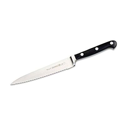 Cuchillo Forjado hoja delgada 15cm dentado Cuchillo Forjado hoja delgada 15cm dentado