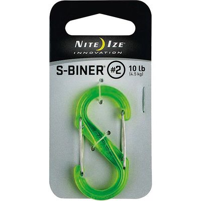 Nite Ize - S-biner de plastico 2 Verde Nite Ize - S-biner de plastico 2 Verde