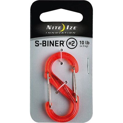 Nite Ize - S-biner de plastico 2 Naranjo Nite Ize - S-biner de plastico 2 Naranjo