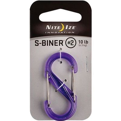 Nite Ize - S-biner de plastico 2 Morado Nite Ize - S-biner de plastico 2 Morado
