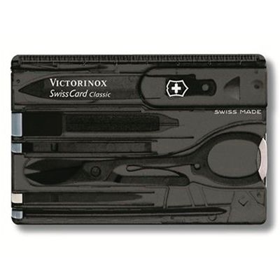 SwissCard Onyx negra transparente 10 funciones SwissCard Onyx negra transparente 10 funciones