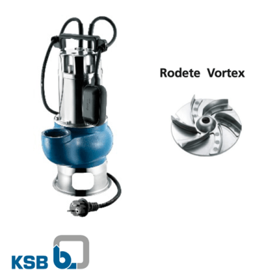 BOMBA SUMERGIBLE DRAINVORT 100/2MS 1HP 220V1