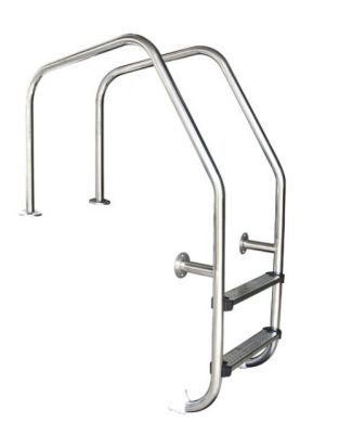 ESCALERA PISCINA 5 PELDAÑOS ACERO INOX AISI316 REBOSADERO