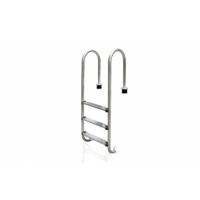 ESCALERA PISCINA 3 PELDAÑO ACERO INOX AISI304 TIPO MURO