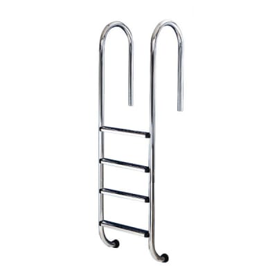 ESCALERA PISCINA 4 PELDAÑO ACERO INOX AISI304 TIPO MURO1
