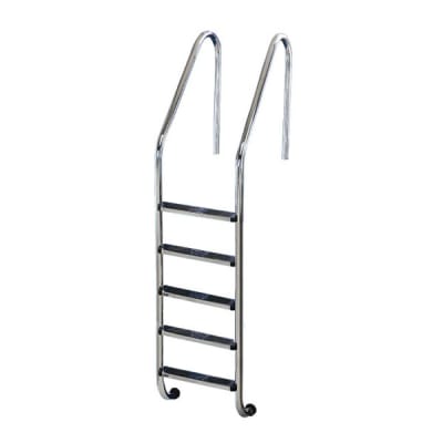 ESCALERA PISCINA NSL515S 5 PELDAÑOS LARGOS ACERO INOX AISI304