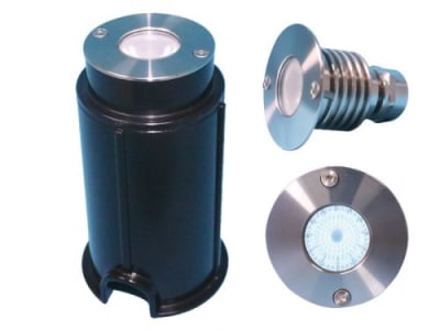 FOCO PISCINA TERRA LUX LED PARA PISO BLANCO 3W1