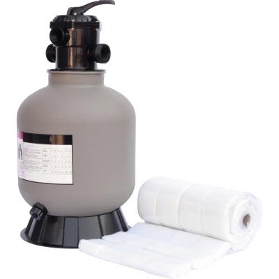 KIT FILTRO PISCINA 10M3/H CON MATERIAL FILTRANTE