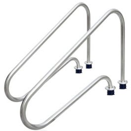 PASAMANOS PISCINA ARG TIPO J ACERO INOX AISI 304 (2 UNIDADES)