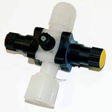 VALVULA MULTIFUNCIONAL PVDF-PTFE-FPM 18 BAR (TUBO 8/12)