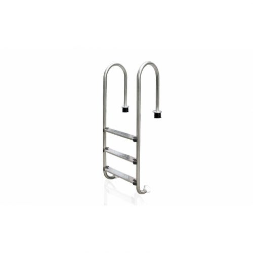 Échelle De Piscine Murale 3 Marches Acier Inox AISI304 - Escalier Standard Pour Piscine Enterrée - 11