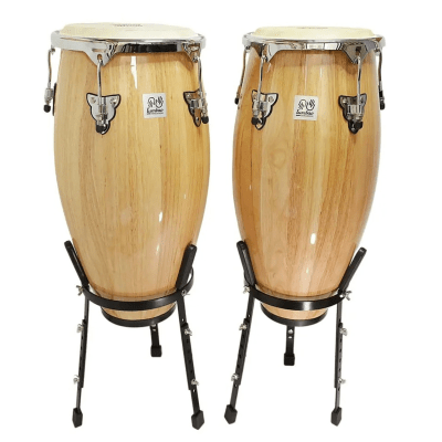 SET CONGA 10 & 11 XH28 NATURAL + STAND TP100NW TUMBAO SET CONGA 10 & 11 XH28 NATURAL + STAND TP100NW TUMBAO