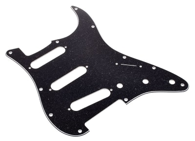 Pickguard Stratocaster Black Sparkle D'Andrea