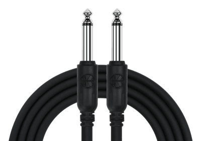 CABLE INSTRUMENTO 3 MTS. NEGRO CONECTOR RECTO NEGRO
