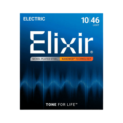 Cuerdas para Guitarra Electrica 10-46 NANOWEB 12052 Elixir