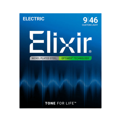 Cuerdas para Guitarra Electrica 09-46 OPTIWEB 19027 Elixir