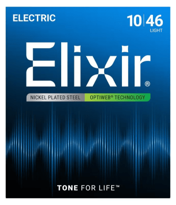 Cuerdas para Guitarra Eléctrica 10-46 OPTIWEB 19052 Elixir