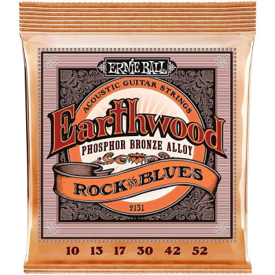 Cuerda Guitarra Acústica Earthwood Hybrid Rock & Blues 0.10 2151