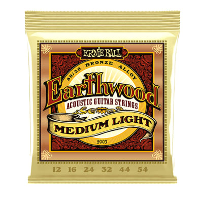 Cuerda Guitarra Acústica Medium Light 2003 80/20 Ernie Ball 