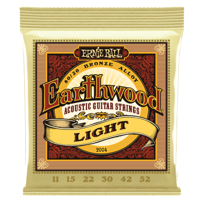 Cuerda Guitarra Acústica Earthwood Light 80/20 2004 Ernie Ball