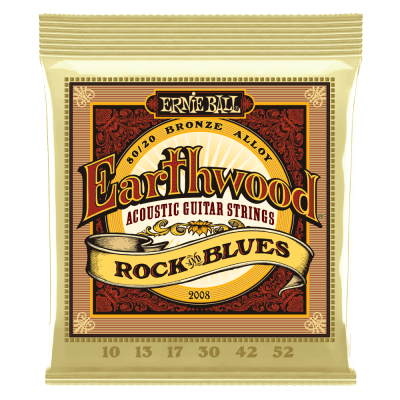 Cuerda Guitarra Acústica Earthwood Rock & Blues 10-52 2008 Ernie Ball