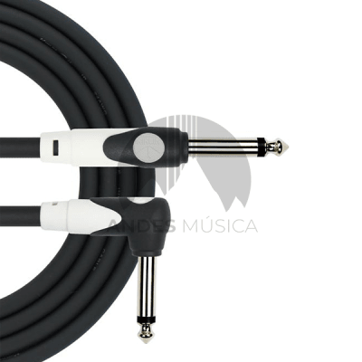 Cable para Instrumento 3 Mts. Negro Kirlin Cable para Instrumento 3 Mts. Negro Kirlin