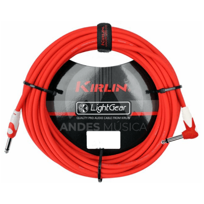 Cable para Instrumento Rojo Plug Angulo 3 Mts. LGI-202-3R Kirlin