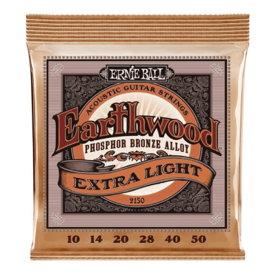 Cuerda Guitarra Acústica Earthwood Extra Light 2150 Phosphor Bronze Ernie Ball