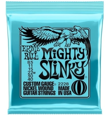 Cuerdas Guitarra Eléctrica 8.5-40 Mighty Slinky 2228 Ernie Ball