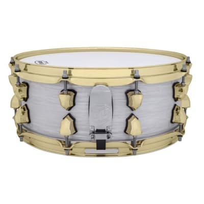 Tambor Providence 14x5,5 White Ripple Herrajes Brass SJC