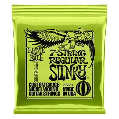 Set 7 Cuerdas para Guitarra Eléctrica Regular Slinky 10-56 Ernie Ball