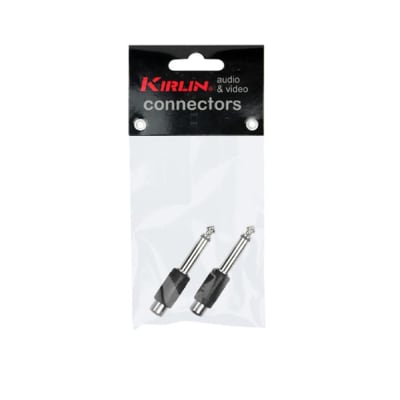 Adaptador Mono RCA - Plug Nickel 2 Unidades Kirlin