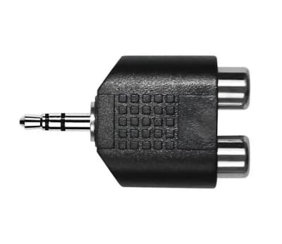 Adapatador 3.5 TRS M - RCA F Nickel 2 Unidades 2656 Kirlin