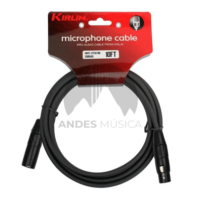 Cable Micrófono 6 Mts. Kirlin Cable Micrófono 6 Mts. Kirlin