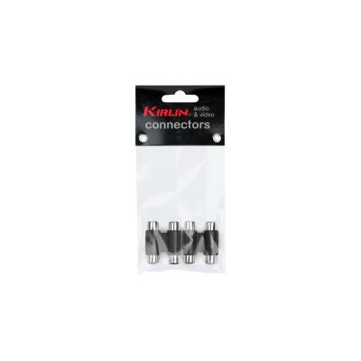 Adaptador 2X RCA F - 2X RCA F Nickel Plastico 2714 Kirlin Adaptador 2X RCA F - 2X RCA F Nickel Plastico 2714 Kirlin