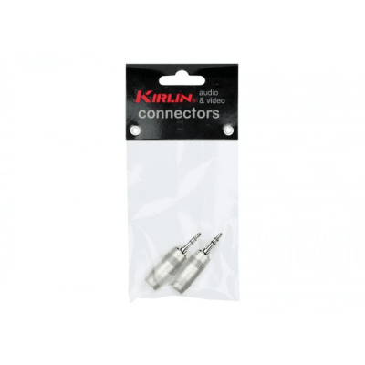 CONECTOR MINIPLUG STEREO 3,5 METALICO 2 UNIDADES