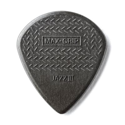 Uñetas 471P3C CarbonMax-Grip JazzIII Negro 6 Und. Dunlop