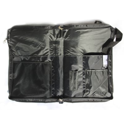 Bolso Baquetero Acolchado 8 MM. Black Grey Madarozzo