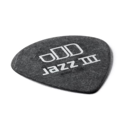 Uñetas 482P.60 mm Tortex PB Jazz III Negro 12 Und. Dunlop