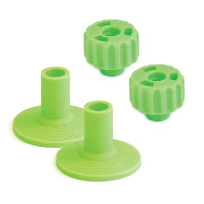 Pack 2 Nuts + 2 Bujes Verde Claro NDS
