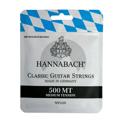 Cuerdas para Guitarra Clásica Nylon Media Tensión HANNABACH
