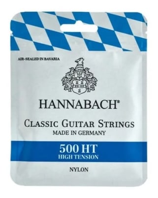 Cuerdas para Guitarra Clásica Nylon Alta Tensión 500HT HANNABACH