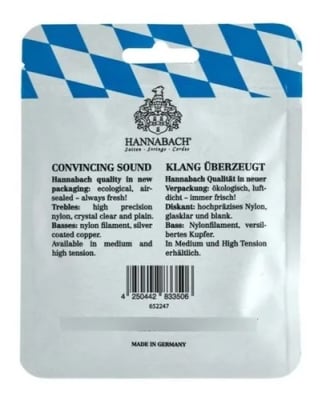 Cuerdas para Guitarra Clásica Nylon Alta Tensión 500HT HANNABACH Cuerdas para Guitarra Clásica Nylon Alta Tensión 500HT HANNABACH