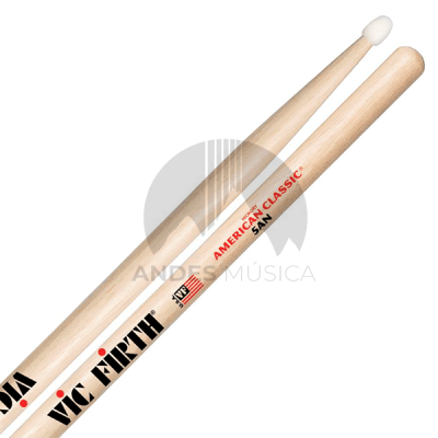 Baquetas 5A Punta Nylon Vic Firth Baquetas 5A Punta Nylon Vic Firth