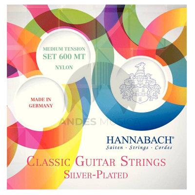 Cuerdas para Guitarra Clásica Nylon Concierto HANNABACH Cuerdas para Guitarra Clásica Nylon Concierto HANNABACH