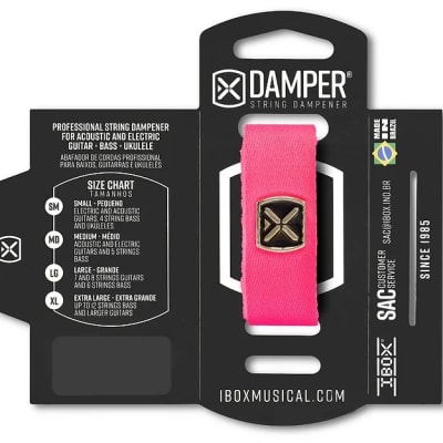 DAMPER TELA LOGO METAL ROSADO DTMD21 Medium IBOX