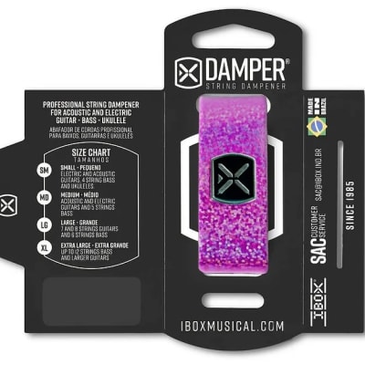 DAMPER HOLOGRAMA ROSADO DHMD04 Medium IBOX