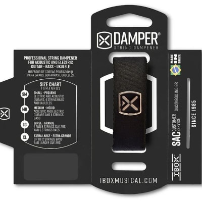 DAMPER TELA LOGO METAL NEGRO DTMD20 Medium IBOX DAMPER TELA LOGO METAL NEGRO DTMD20 Medium IBOX