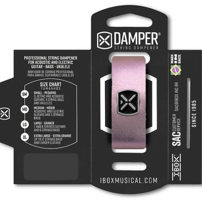 DAMPER CUERO METALIZADO ROSADO DMMD07 Medium IBOX