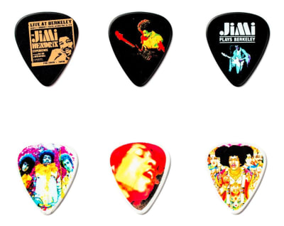 Set de Uñetas JH-PT02M Jimi Hendrix Bold as Love Cajita 12 Und. Dunlop